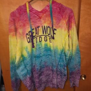 Great Wolf Lodge tie-dye sweatshirt